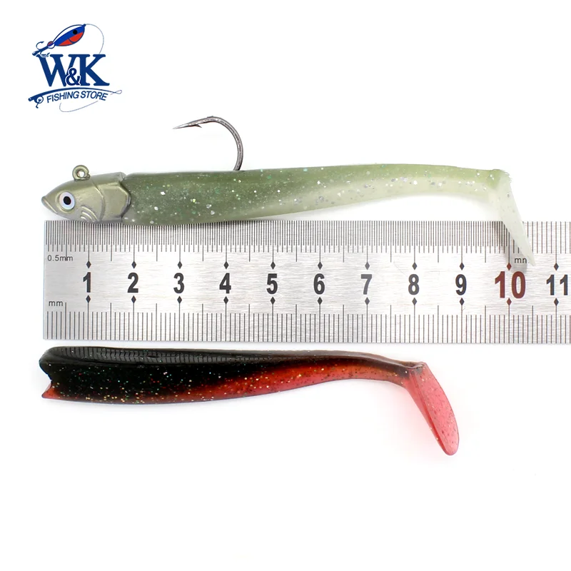 Señuelo suave Jig Head PVC colorido – Kit para pesca en barco - imagen 4