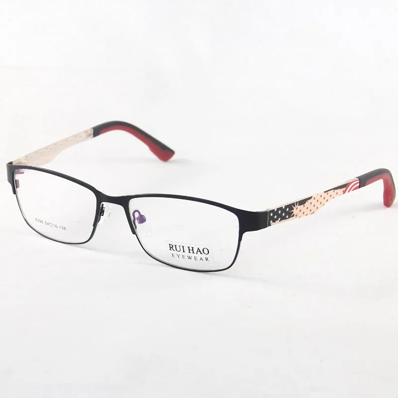 Männer Brille Rahmen Mode Frauen Brillen Rahmen Edelstahl Brille Optische Brillen Marke Brillen TR90 Tempel Design