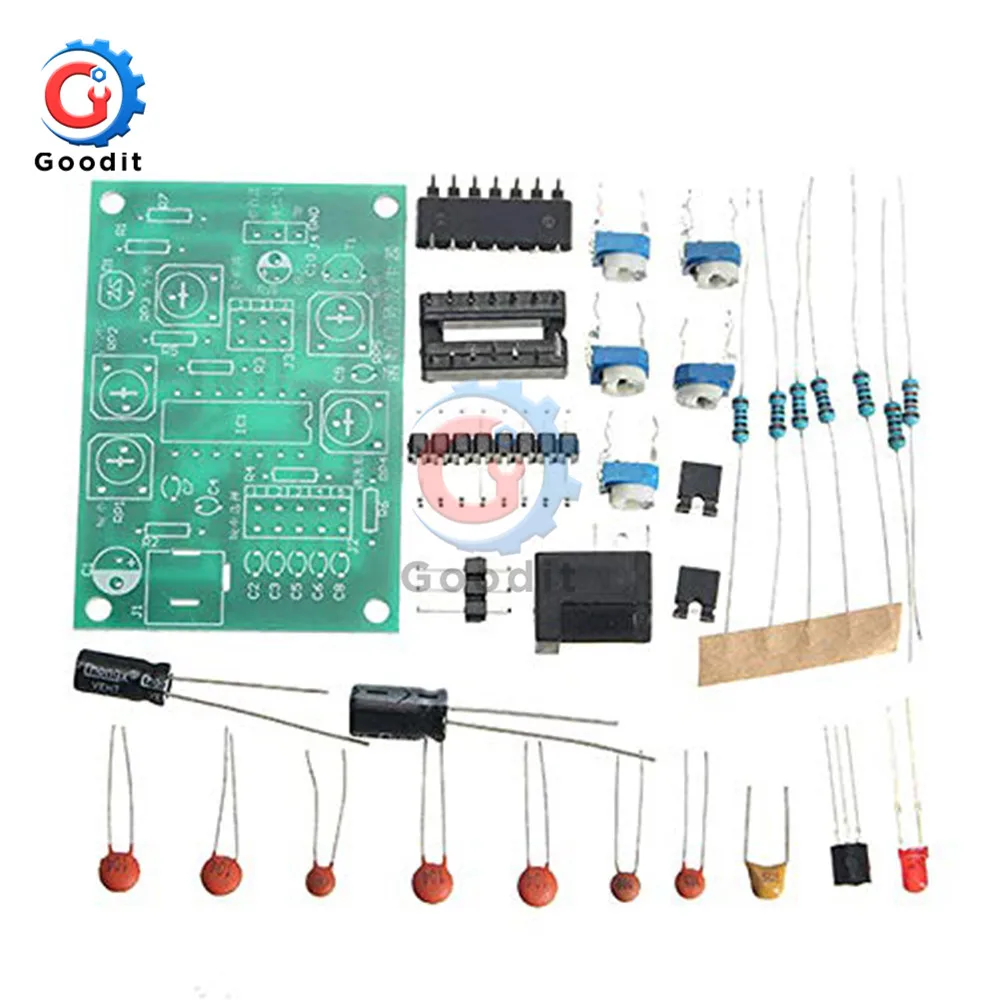 ICL8038 Function Signal Generator Kit Multi-channel Waveform Generated Electronic Training DIY Spare Part 3.0 - 4.9 Inches