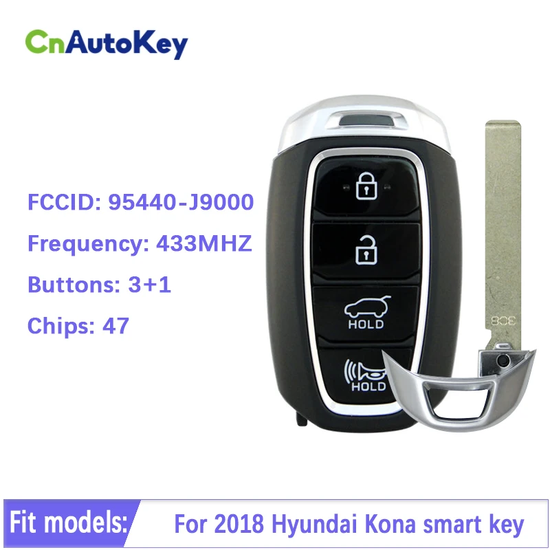 

CN020121 For 2018 Hyundai Kona Smart Auto Car Control Fob Keyless Entry Remote Key 95440-J9000