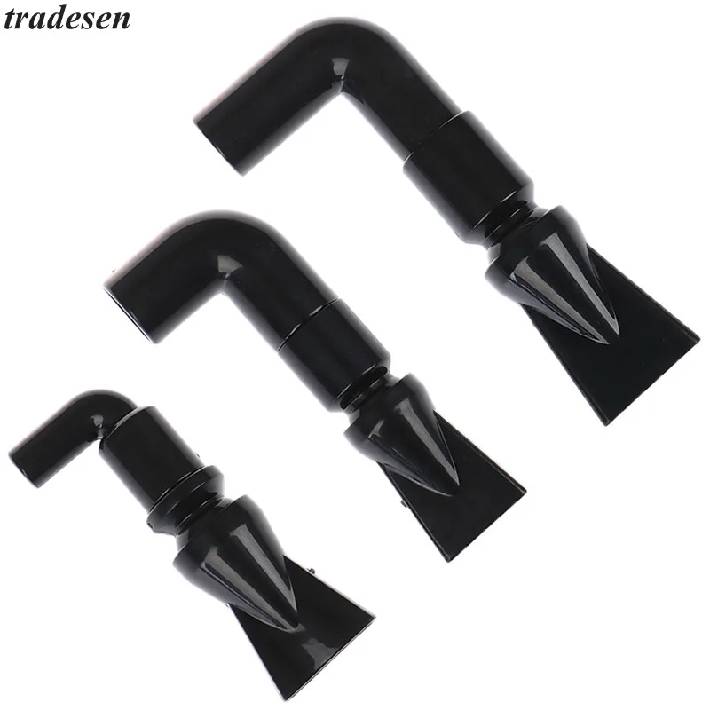 1~5Pcs Black Aquarium Duckbill Fish Tank Water Outlet Nozzle Duckbilled Return Pipe Fitting Water Pump Hose Nozzle Joints