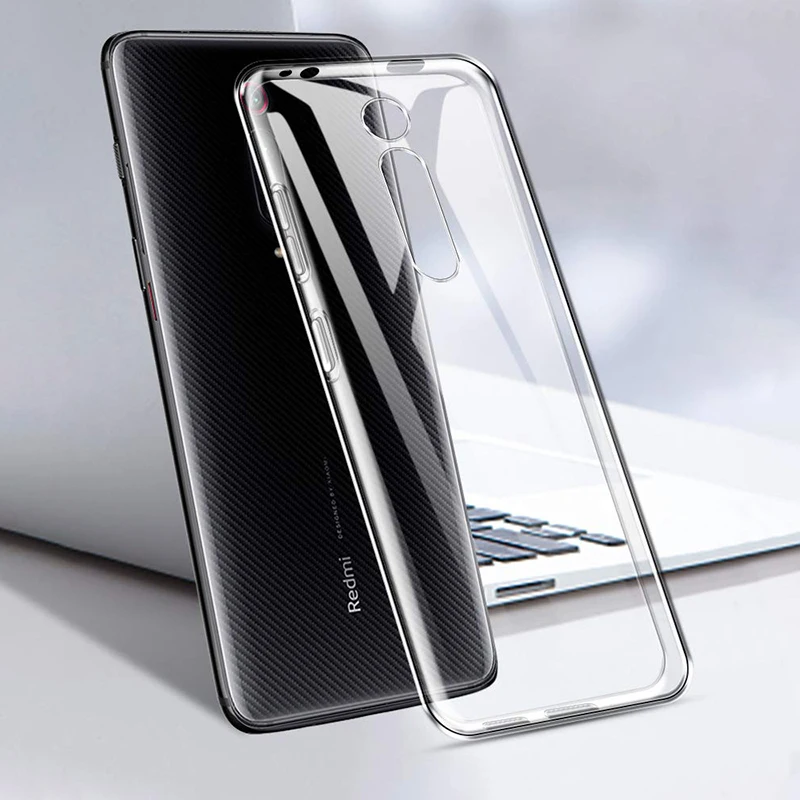 Étuis en Silicone souple Transparent TPU pour Xiaomi Redmi K20/K20 Pro coque de téléphone couverture arrière protection complète RedmiK20Pro K20Pro 2019