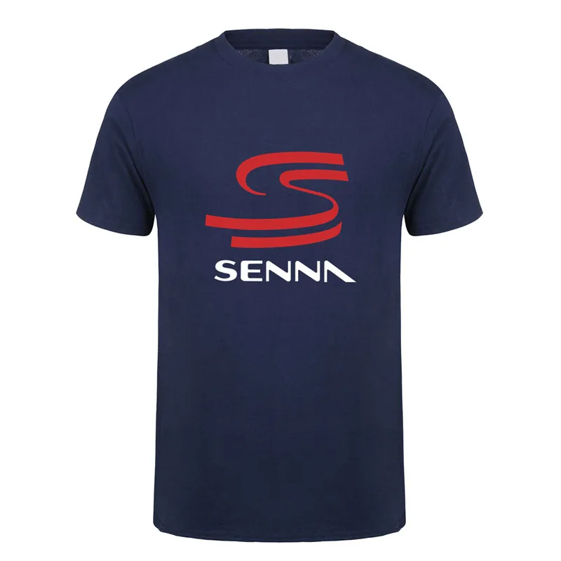 Yeni kahraman Ayrton Senna T Shirt erkek kısa kollu pamuklu T-Shirt komik serin adam Tshirt