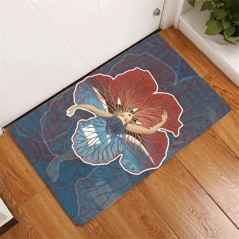 

Hula Dance Hibiscus 3D Printed Door Mat Doormat Non Slip Door Floor Mats Decor Porch Doormat