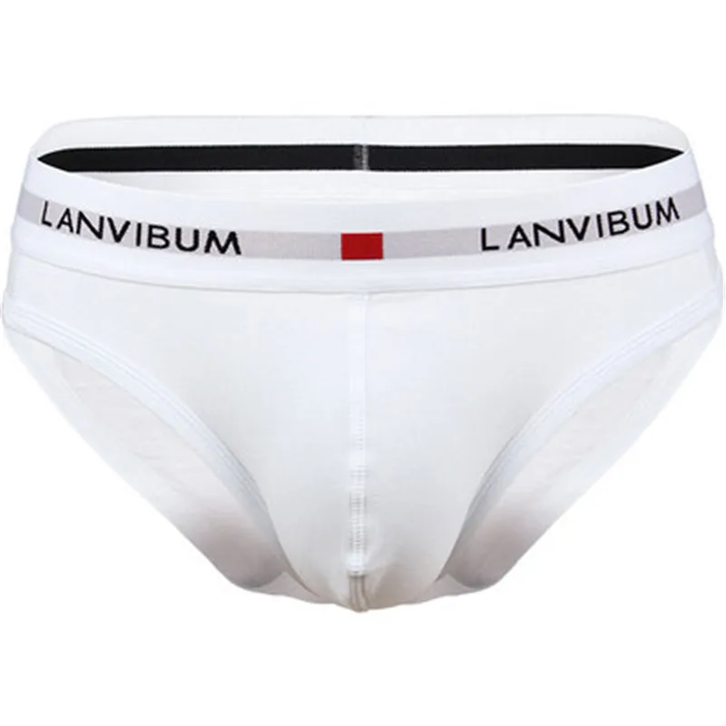 Lanvibum Brand Man Clothes Cotton New Fashion трусы мужские хлопок Calsoncillos Para Hombres Men's Underwear Male Briefs LA619