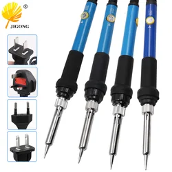 Adjustable Temperature Electric Soldering Iron Welding Tool hot selling electric Heater Repair110V 220V 60W EU US BS Plug