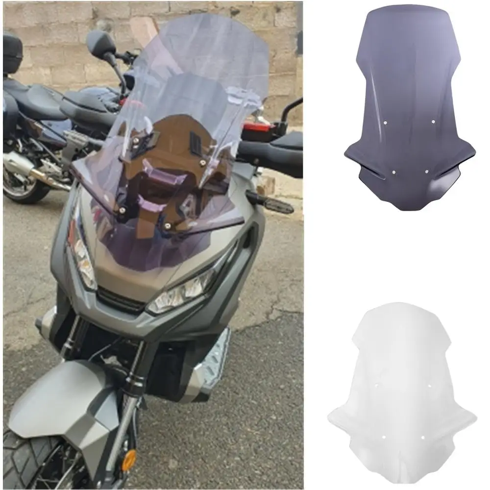 Motorcycle Windscreen Visor Viser Wind Deflectors Windshield for Honda X ADV 750 X-ADV750 XADV 750 2017 2018 2019 Clear Smoke