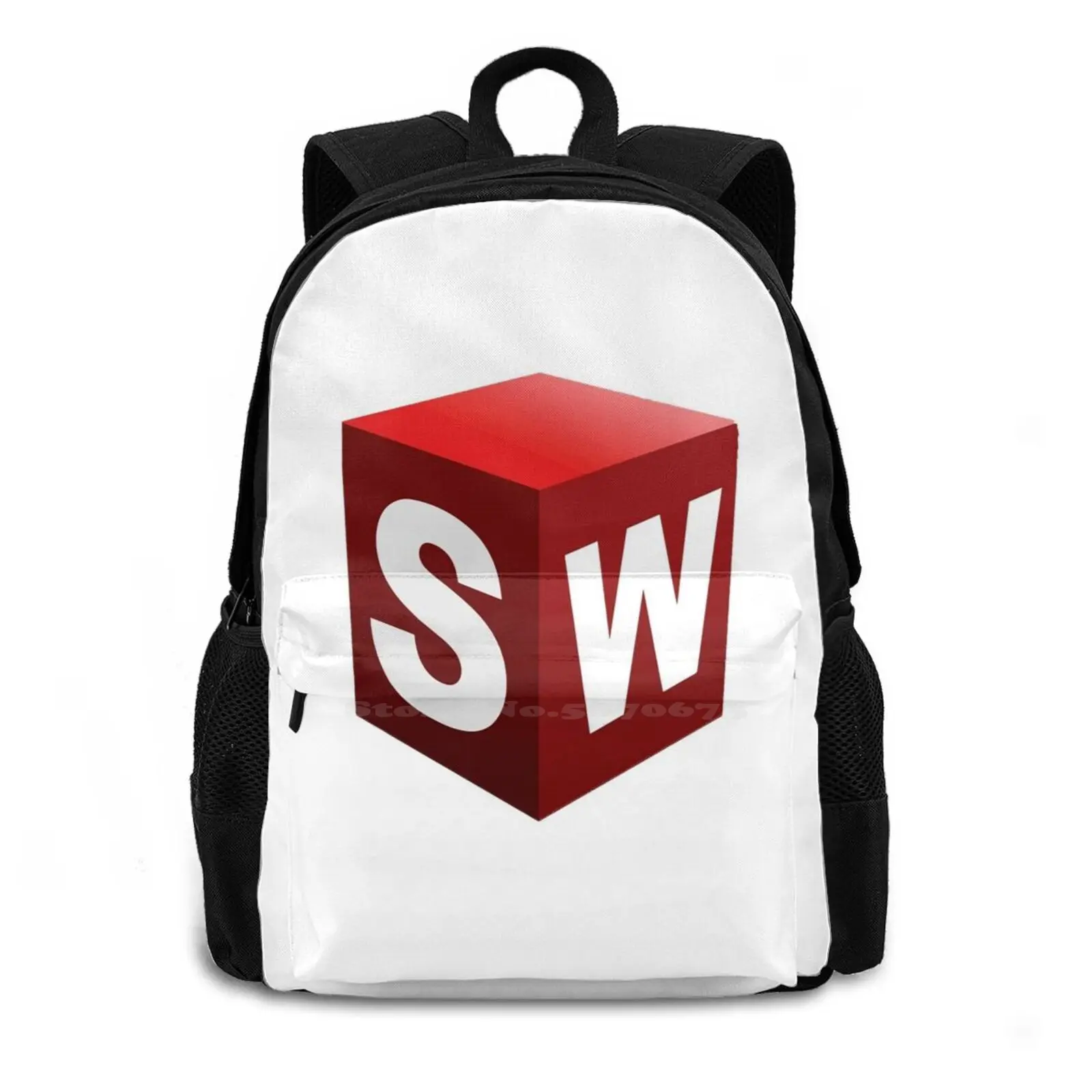 3D Cad / Cam / Cae Solid Works Designer School Bag Big Capacity Backpack Laptop Solidworks Cadcam Cae Simulation Dassault