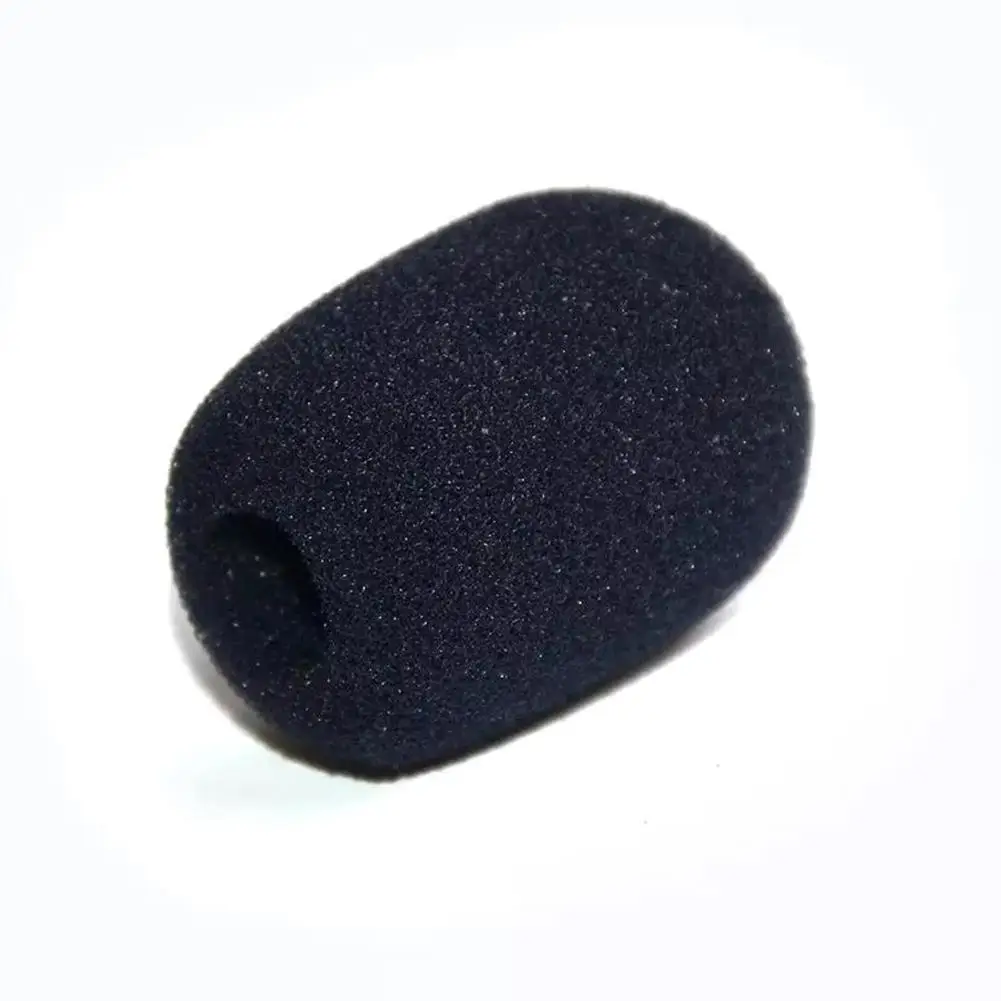 10pcs Headset Replacement Foam Microphone Cover Telephone Headset Mic Cover Microphone Windscreen Windshied Headset Foam
