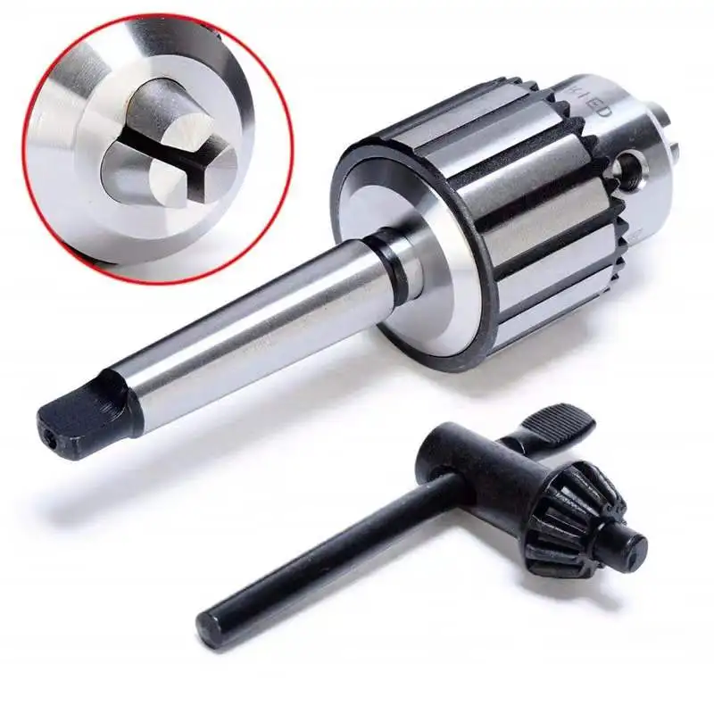 1set MT1 MT2 MT3 MT4 B10 B12 B16 B18 drill chuck+1pcs key+1pcs morse tapper adapter cone spindle CNC machine tool