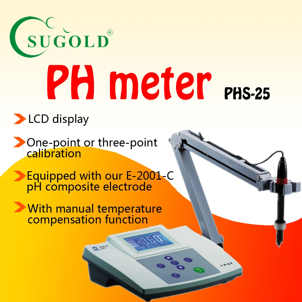 

PHS-25 PH meter with good quality