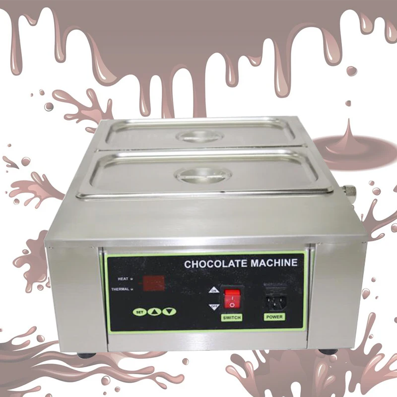 Mini Chocolate Tempering Machine Small Molding Melting Machinery Coating Chocolate Making Machine