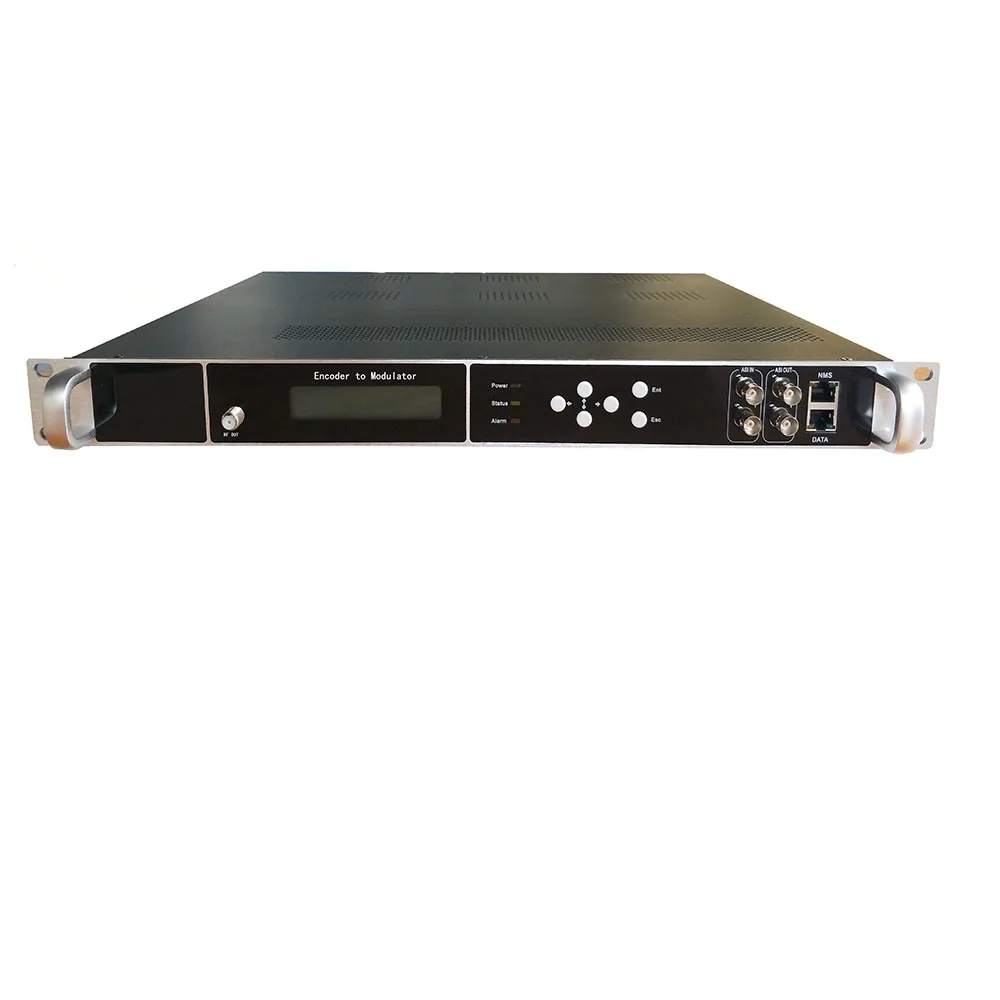 HD Encoder Modulator 24 HDMI to RF DVB-T DVB-C ATSC ISDBT H265 H264 HDMI to IP IP to rf Digital TV Front-End Equipment