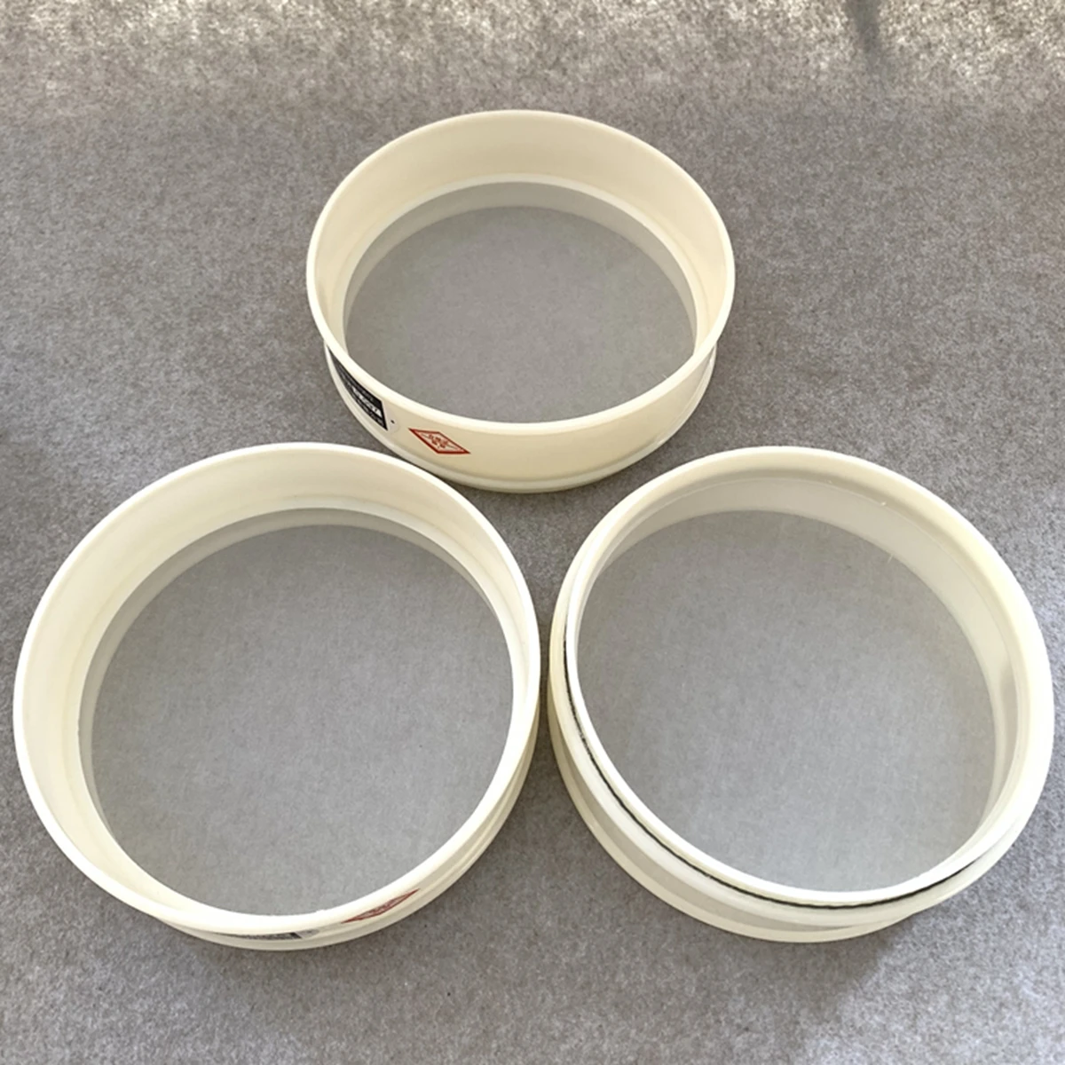 20cm 6-500M Round Nylon Mesh Flour Sieve Shaker Kitchen Bean Powder Filter Sieve Screen Sieves Flour Strainers Filtration Sifter