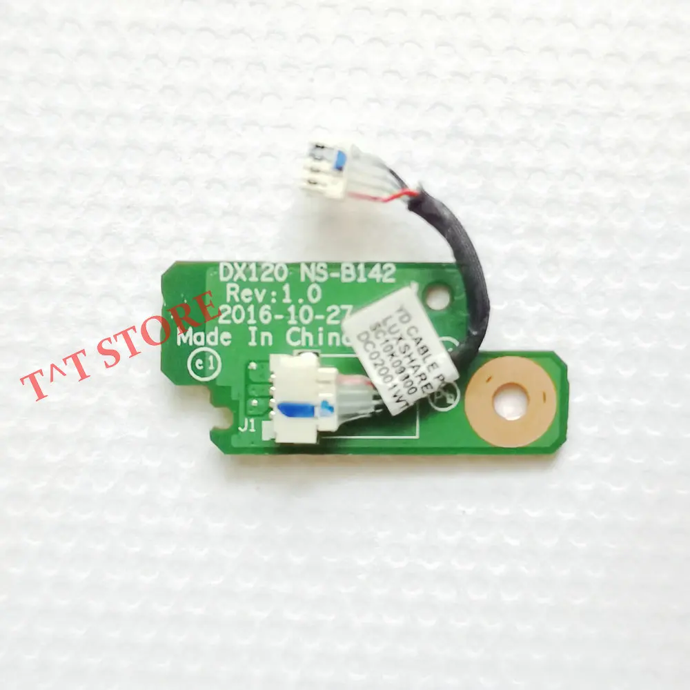 original FOR Thinkpad X1 Carbon 5th Gen Power Button board with caddy DX120 NS-B142 test good