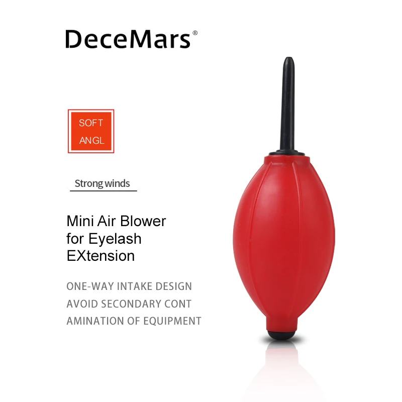 DeceMars Mini Air Blower for Eyelash EXtension Speed Up the Drying of Glue Makeup Tool Blowing Balloons