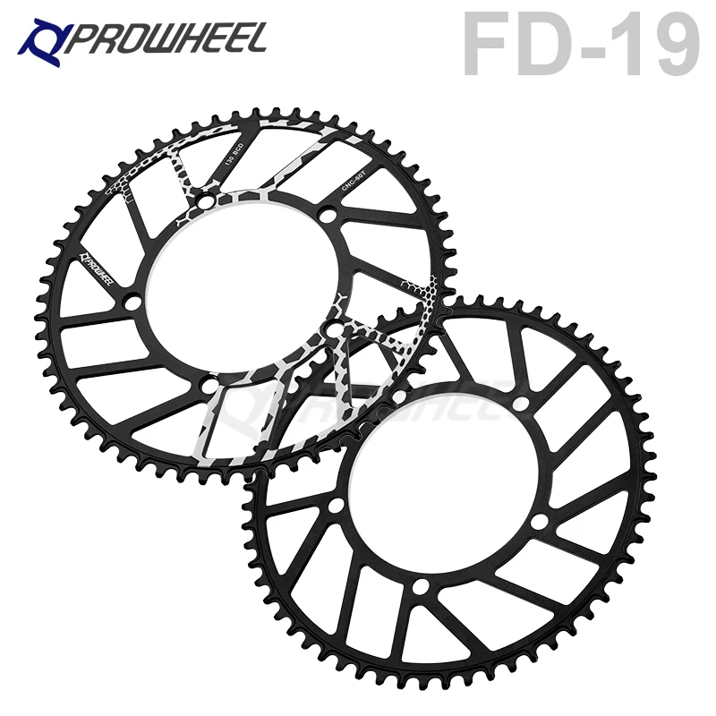 PROWHEEL 130BCD folding bicycle sprocket 8/9/10/11S 56Y 58Y 60Y sprocket 56T 58T 60T sprocket foldable bicycle crank sprocket