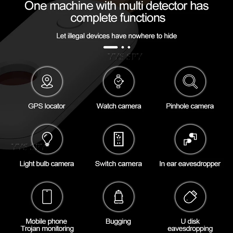 Di Động Chống Gián Điệp Báo Tín Hiệu RF GSM Lỗi Theo Dõi GPS Đài Phát Thanh Máy Quét Ẩn Camaras Espia Camara Eavedropping Thiết Bị Huýt Sáo Tìm Đồ Vật Key Finder