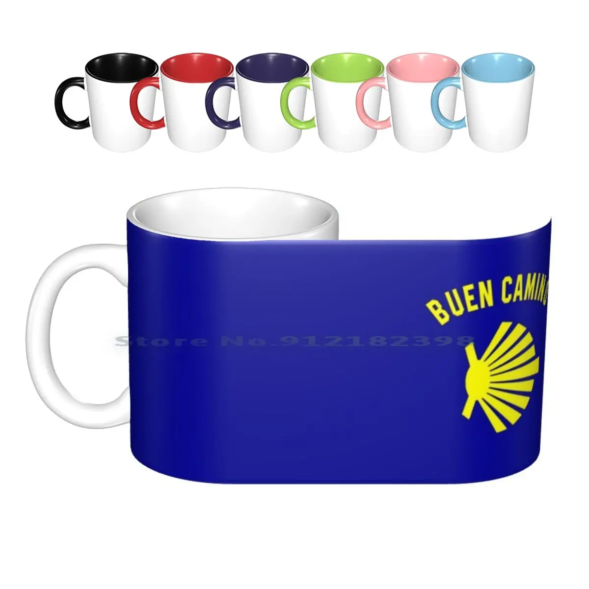 Buen Camino De Santiago Peregrino Ceramic Mugs Coffee Cups Milk Tea Mug Camino De Santiago Camino Spain Pilgrim Pilgrimage