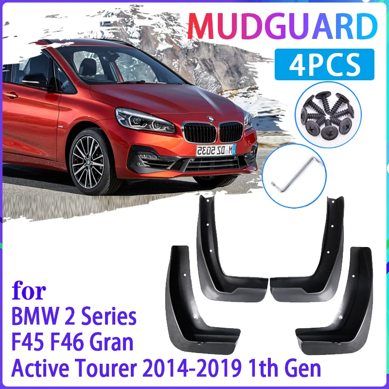 

Car Mud Flaps For BMW 2 Series F45 F46 Gran Active Tourer 2014~2019 Mudguard Splash Guards Fender Mudflaps Auto Accessories