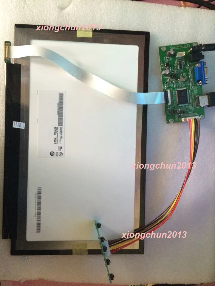 Imagem -03 - Hdmi Compatível Vga Controlador Board Painel Kit N156bge-e42 N156bge-e33 N156bge-eb1 N156bge 1366x768 Edp 156