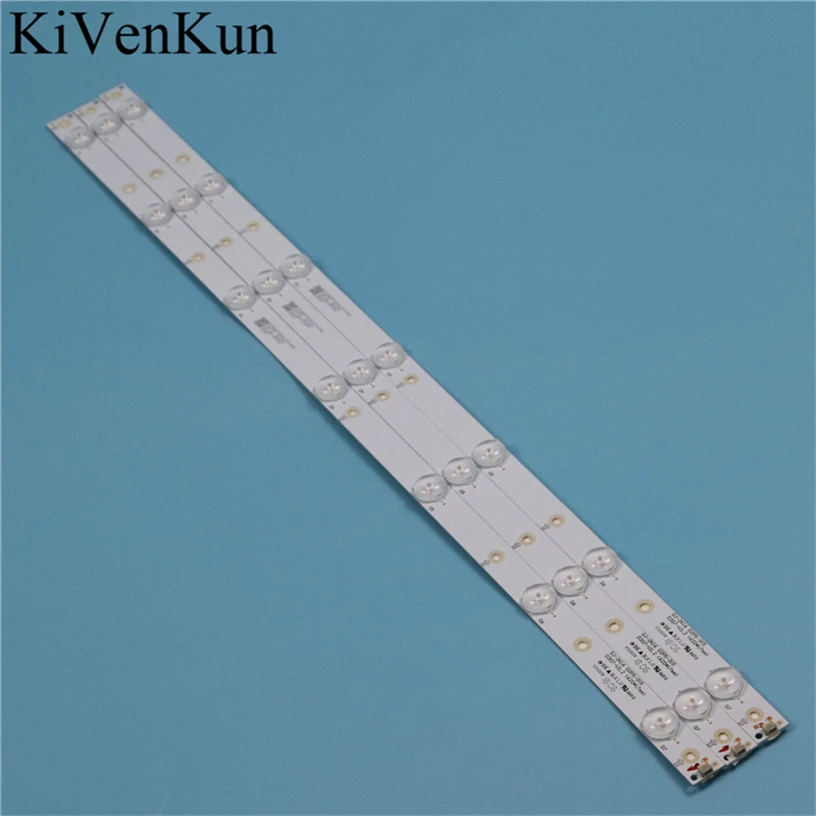 

7 Lamp 620 mm LED Backlight Strips For Philips 32PHK4201/12 Bars Kit TV LED Line Band HD Lens GJ-2K16 D2P5-315 D307-V2.2 LB32080