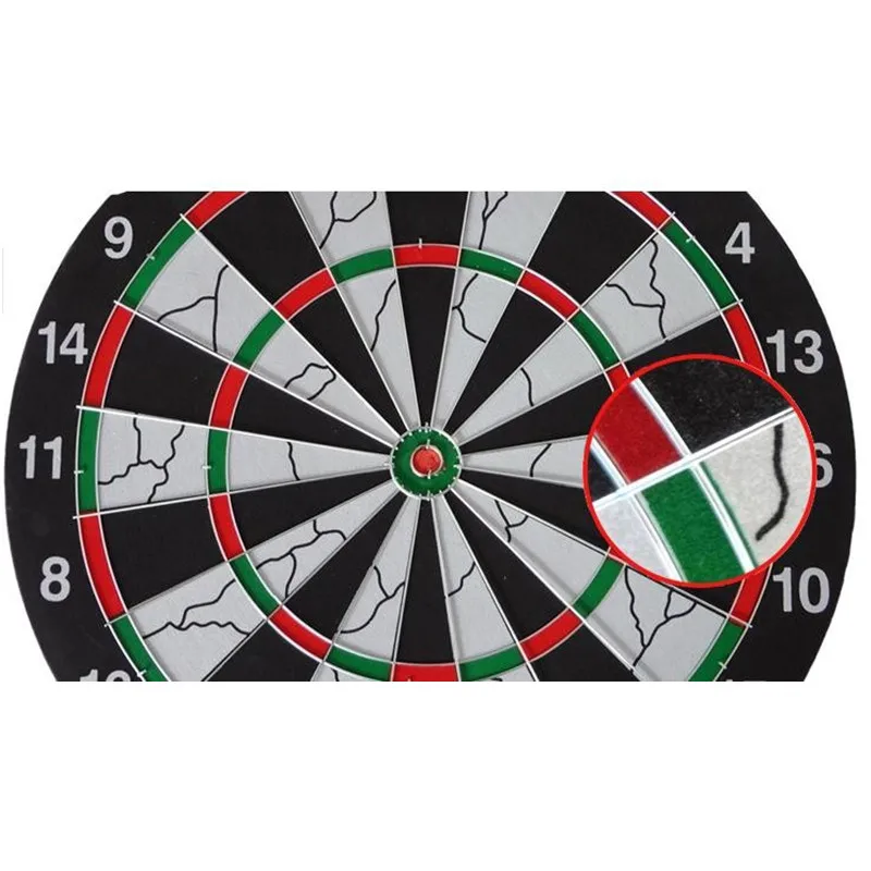 Ein Stück 12-15 Zoll Doppelseitig Beflockte Dart-Platte für Innenräume, Büro, Zuhause, Professionelle Spezial-Wettkampf-Dartscheibe – Detail 2
