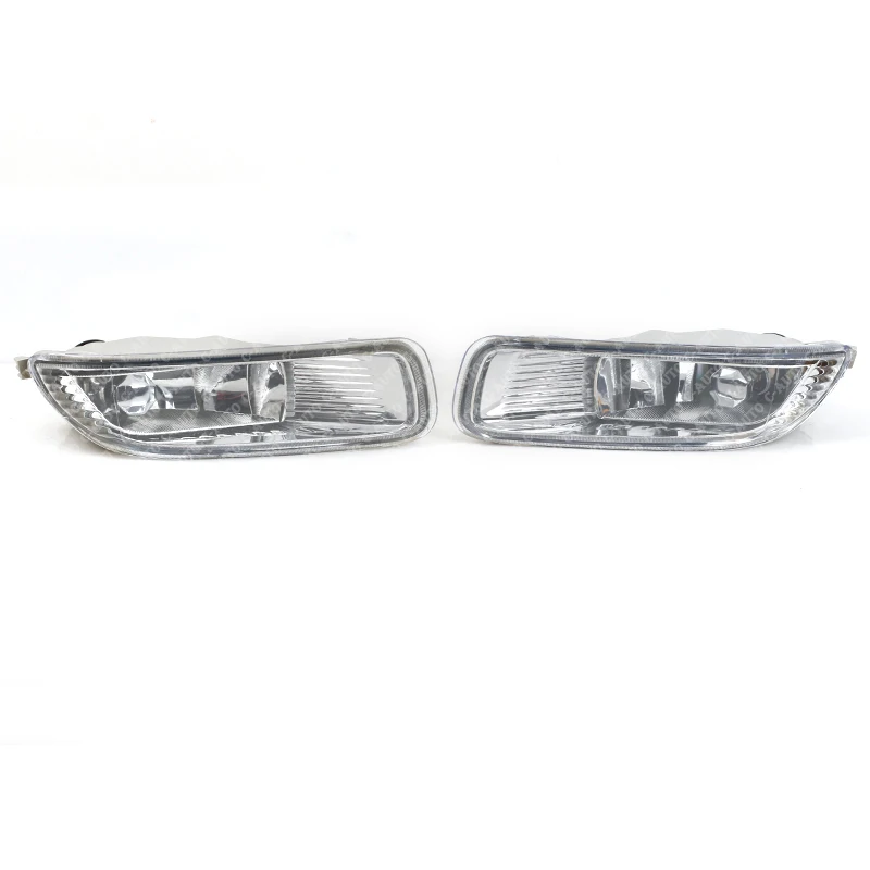 Luz antiniebla del parachoques delantero izquierdo y derecho del coche, luces transparentes con bombillas US para Toyota Corolla 2003, 2004, 2005,