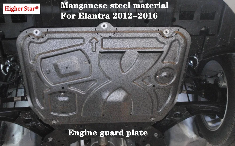 

Manganese steel material car engine skid plate,guard plater,mudguards,protecting plate with bolts for Hyundai Elantra 2012-2016