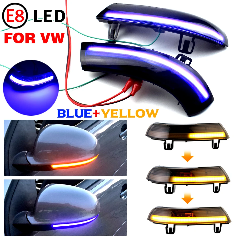 High quality 2PCS Dynamic Blinker For VW Golf 5 MK5 Variant MK5 Jetta MK5 Mirror Indicator Arrow LED Turn Signal