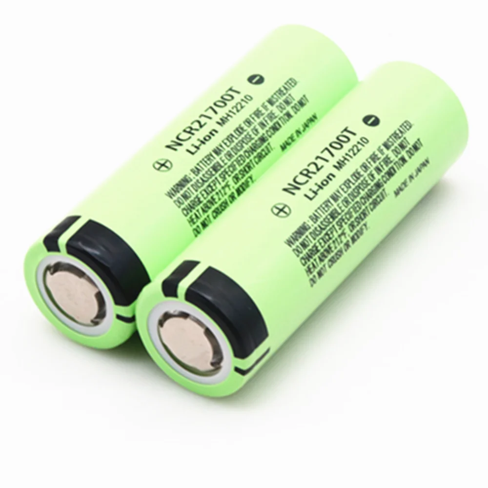 New 21700 NCR21700T Lithium Rechargeable Battery 4800mAh 3.7 V 40A High-Discharge Battery High-Drain Li-ion Battery