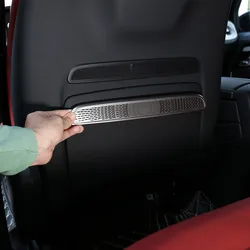 For Mercedes-Benz G-Class W464 G500 G63 2019-2025 Stainless Steel Car Seat Back  Decorative Mesh Sticker Car Accessories