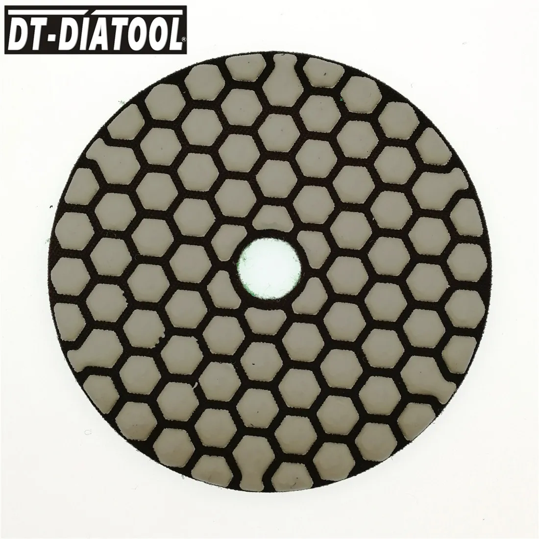 DT-DIATOOL 7pcs Dia 4 inch/100mm Resin Bond Diamond Dry Polishing Pads Grit #800 Sanding Disc For Granite Marble Stone