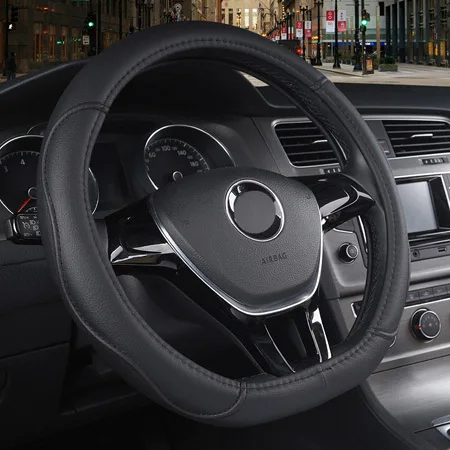 D Тип чехол рулевого колеса автомобиля для Volkswagen VW Polo 2015 -2021 up! Король 2011 -2019 2020 2021 Arteon Crafter 2017 - 2021