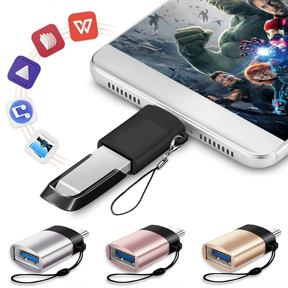 USB C OTG Adapter Type C to USB 3.0 Adapter Converter USB C Male to USB 3.0 Female Adapter for Macbook Pro Air Xiaomi Samsung S9