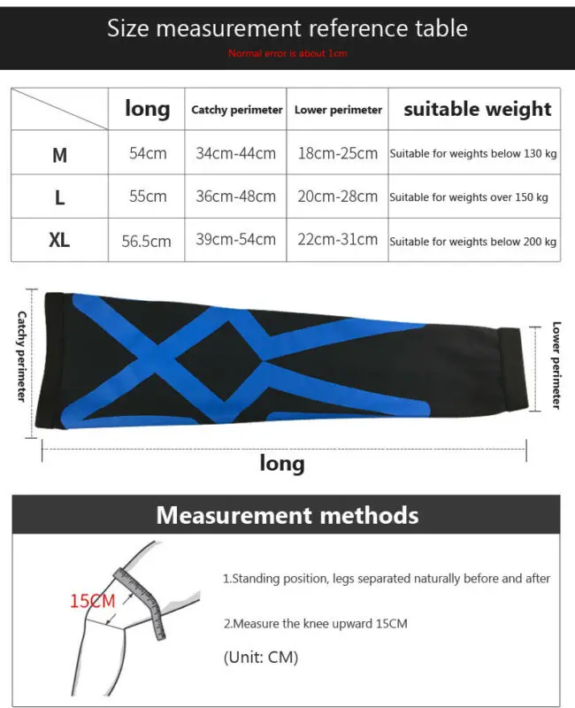 ขาสนับสนุนเส้นเลือดขอดการบีบอัดเข่าถุงเท้าถุงน่องถุงเท้าผู้ชายผู้หญิง (ขายเดียว) ถุงเท้ายาวผู้ชาย Kомпрессионные Гольфы