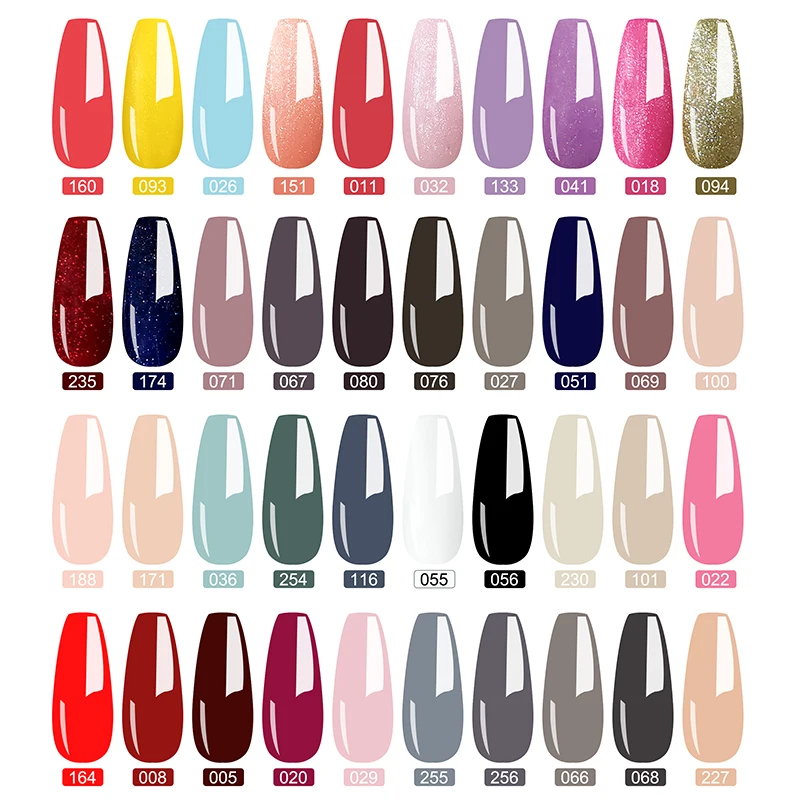 oxxi 60Colors Semi-permanent uv Varnish 8ml Soak off Gel Nail Polish All for Manicure Hot Sale Gel Varnishes for Nails New Paint