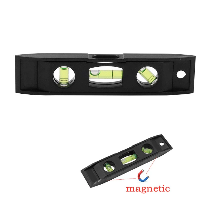 15cm Spirit Level 3 Bubble Level Magnetic Torpedo Gradienter Level Portable Level Ruler Measuring Tool