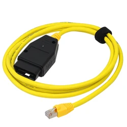 Wysokiej jakości kabel do transmisji danych ENET do BMW Enet Ethernet Kodowanie ENET ICOM do serii F Narzędzie diagnostyczne OBD2 Adapter OBDII