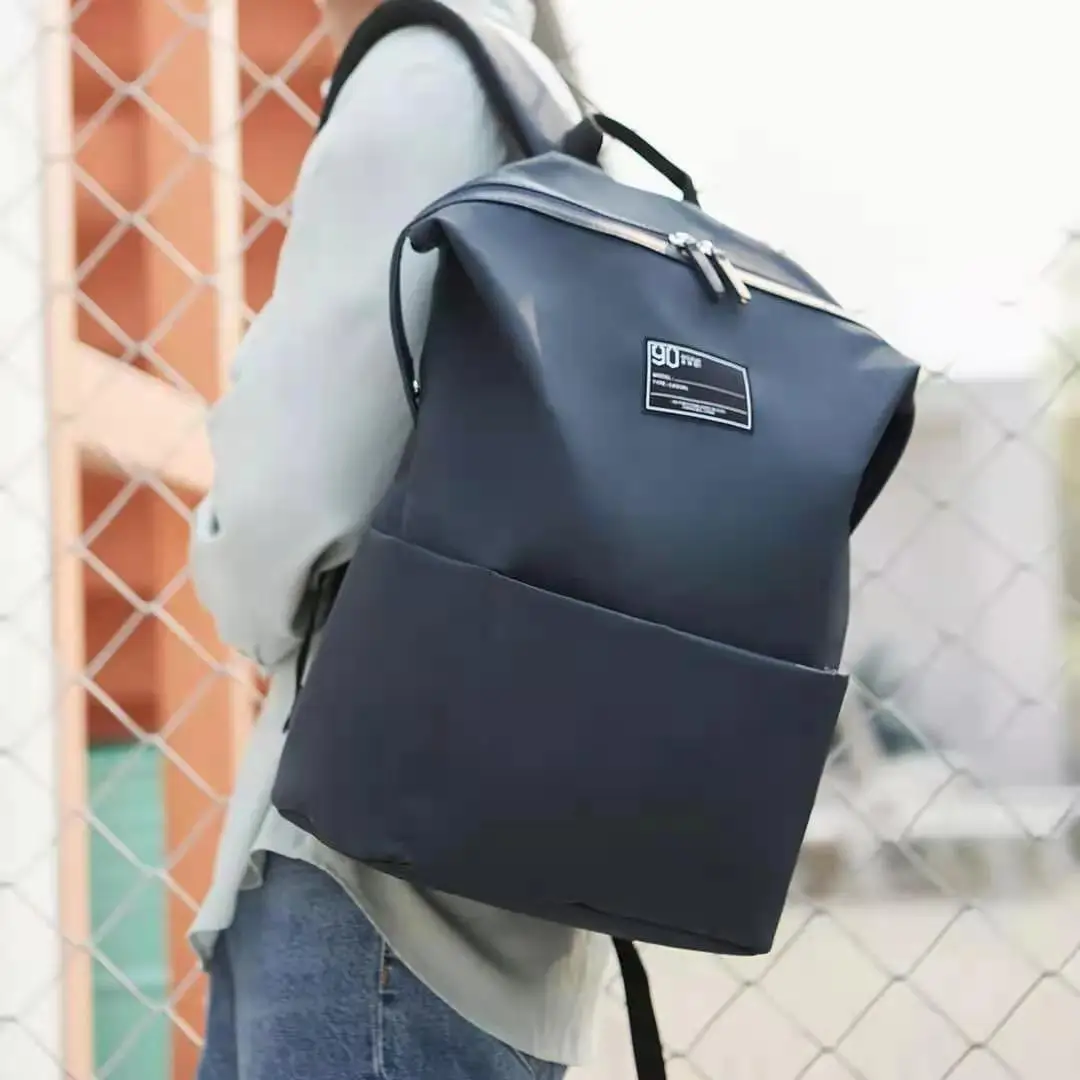 90 Fun-mochila de Nylon para ocio, bolso impermeable de estilo urbano Simple, gran capacidad, para viaje y escuela, portátil de 13,3 pulgadas, Xiaomi