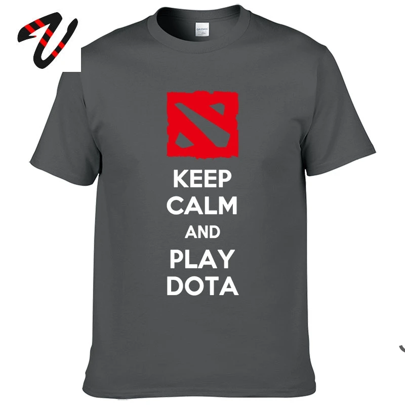 Defense of the Ancients DOTA 2 Game T-Shirt Multiplayer Videogame O Neck Cotton Clothes Camisetas Men Tops Plus Size