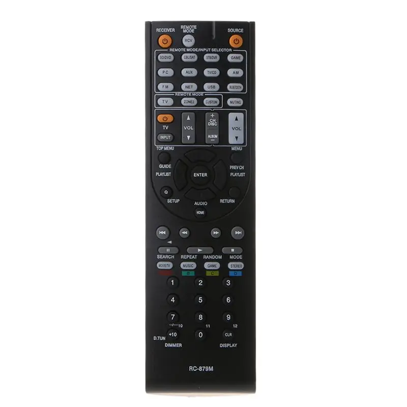 RC-879M Replaced Remote Control Controller for Onkyo AV Receiver TX-NR535 TX-SR333 HT-R393 HT-S3700 Accessories