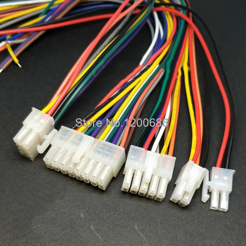 

18AWG 30CM Molex 5557 Series 4.2 mm 2x6pin5557-22R Micro-Fit 4.2 Housing 10P 12 pin Molex 4.2 2*6pin 12p 24P wire harness
