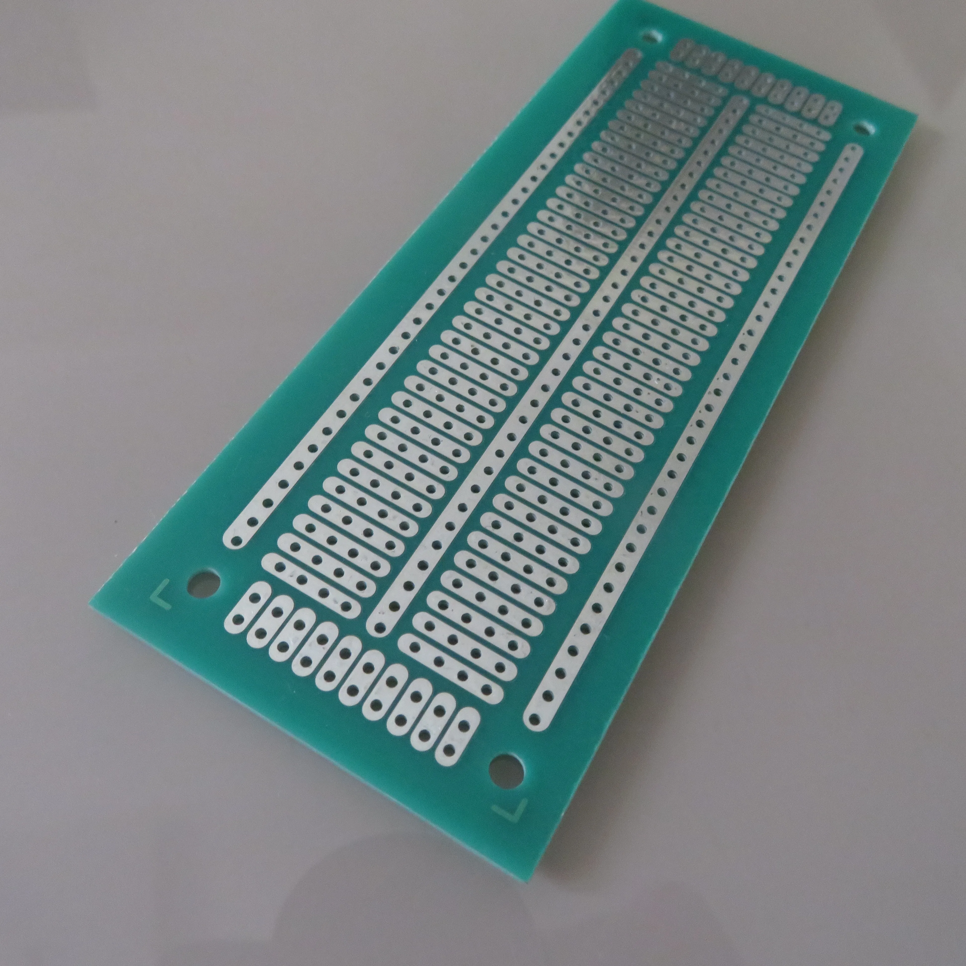 5pcs Stripboard Veroboard 4.7x11.6cm pcb 4er joint hole Single Side FR4 Fiberglass experiment circuit board Platine breadboa