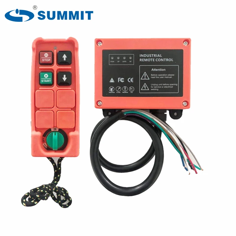 Imagem -02 - Summit F212s-wd 120 v Controle Remoto de Rádio Industrial Maneira Única Velocidade para Mini Controlador Elétrico da Grua com 120 Tensão