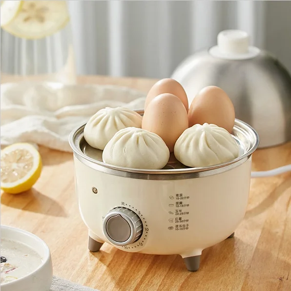 220V มินิไฟฟ้าต้มไข่แบบพกพาไข่อาหาร Steamer สำหรับ DIY สลัดนึ่งทำอาหารหม้อหม้อ