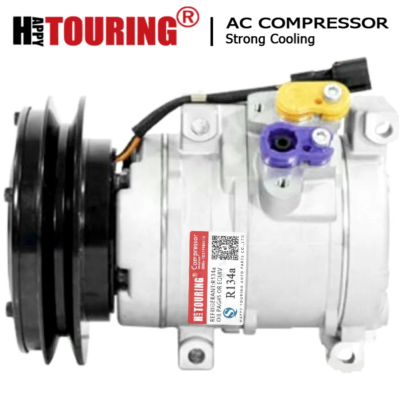 10s15c AC Compressor for John Deere 450CLC DLC 600CLC DLC 800C 850DLC 24V