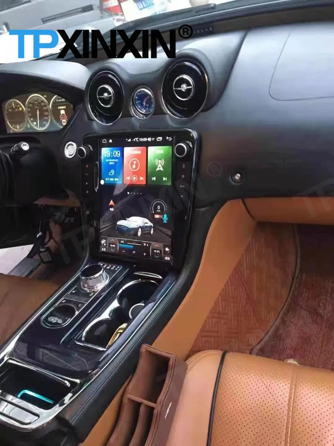 12.1Inch Android 14 AI Voice Control Stereo Receiver For Jaguar XJ XJL 2010~2018 GPS Navigation Automotive Multimedia Head Unit