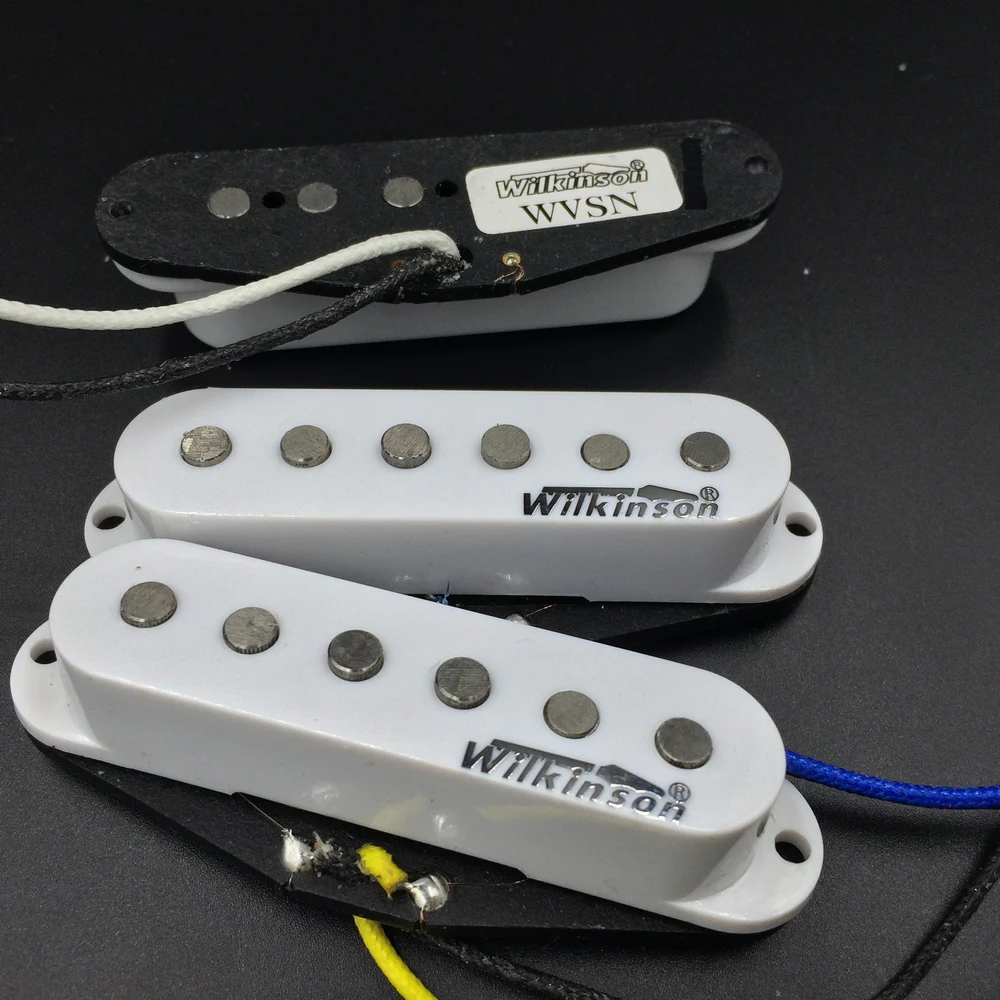 Wilkinson Premium 60\'s WVS Alnico V Single Coil Guitar Pickups White Electric Guitar Pickups For ST guitar Made In Korea