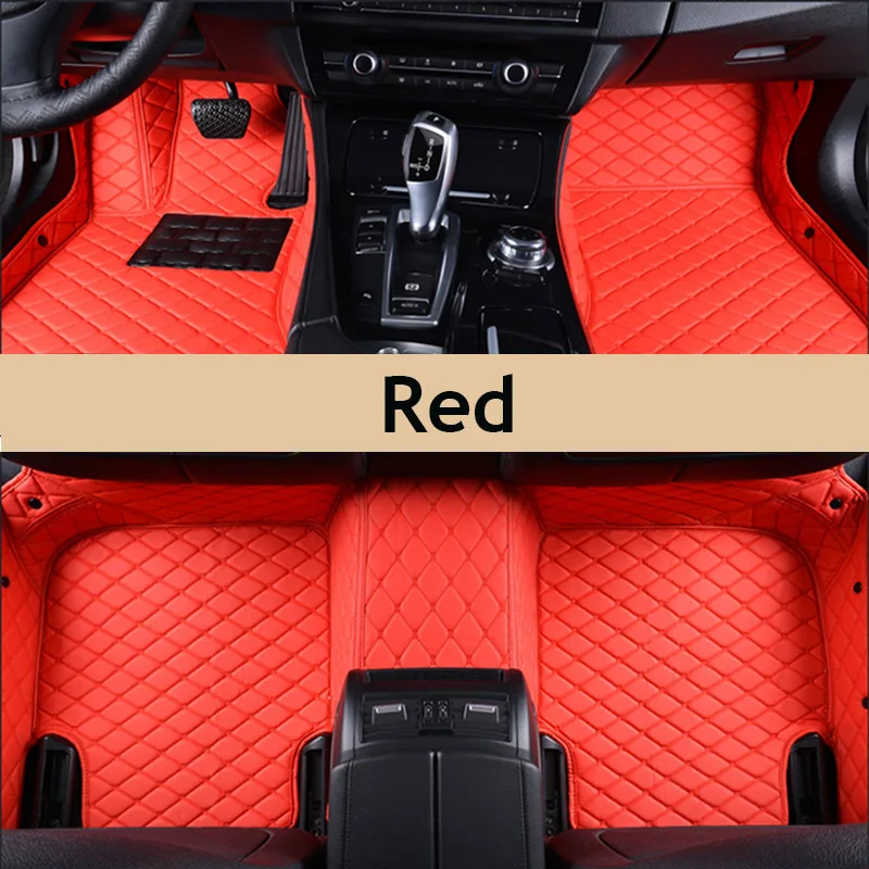 

Leather Car Floor Mats 5 Seats for BMW X5 X3 Accessories 328I 330L 525I 2000-2011 Carpet Rugs Auto Foot Pads Car Mats for Women